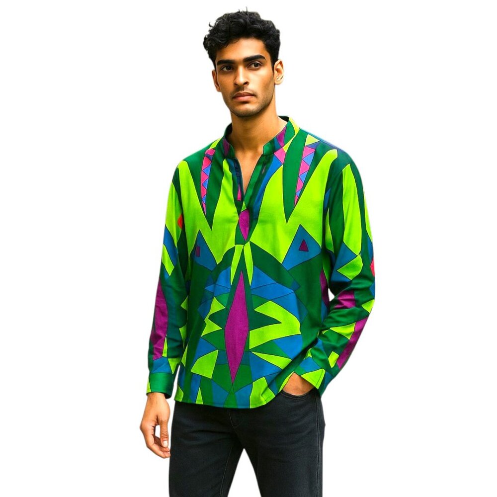 RIANNA + NINA The Carnaval‎ Krokodilos Print Wearable Art Shirt